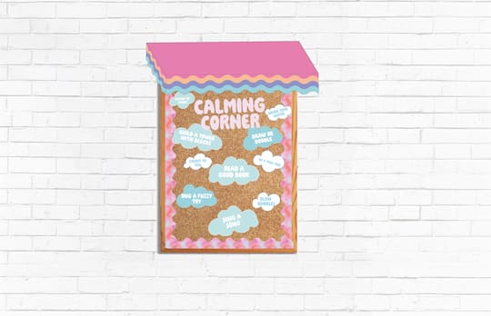 Class Rules! Calming Corner Bulletin Board Kit by B2C™